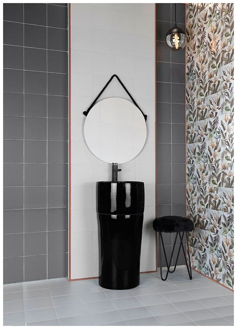 Matowy gres Secrets White 20x20 w kremowo-białej tonacji z gładką, delikatną powierzchnią - zdjęcie nr: 4