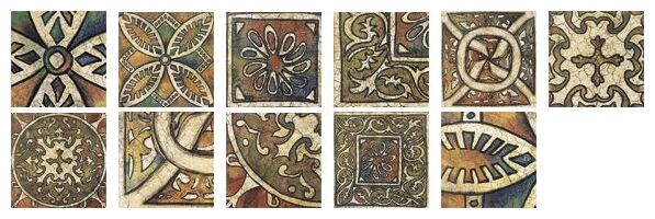 mainzu ceramica medievo dekor 20x20 - zdjęcie główne