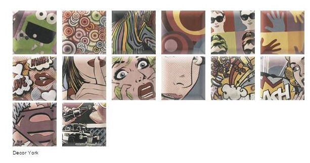 mainzu ceramica york dekor ścienny 15x15 - zdjęcie nr: 2