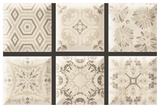 mainzu ceramica derby dekor ścienny 15x15 - zdjęcie główne