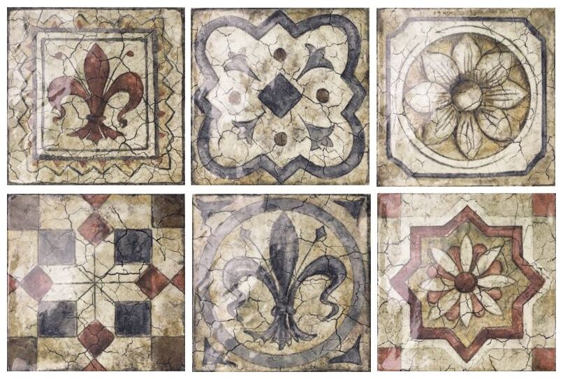 mainzu ceramica milano legend dekor 20x20 - zdjęcie główne