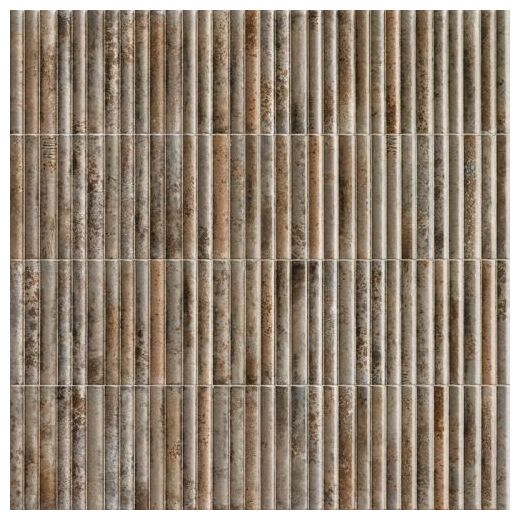 Szara glazura Lugano Caramel 15x30 z efektem 3D i błyszczącą strukturą pasków - zdjęcie nr: 3