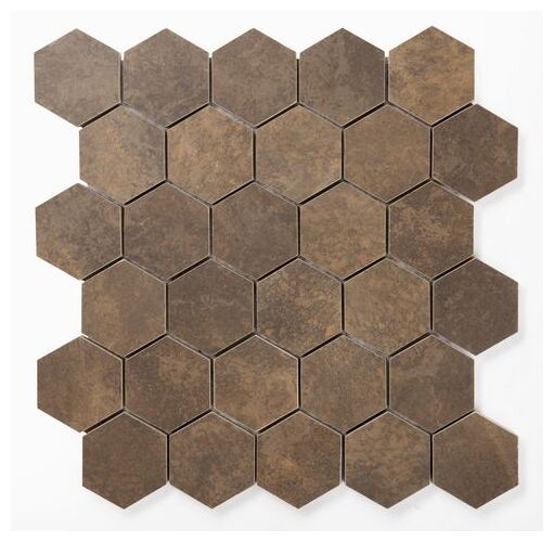 manufaktura mozaik heksagon rust mozaika 30x30 - zdjęcie główne