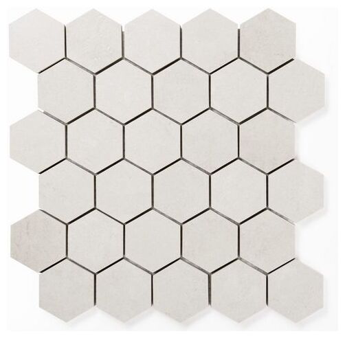 manufaktura mozaik heksagon light grey mozaika 30x30 - zdjęcie główne