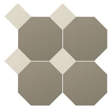 manufaktura mozaik oktagon szaro biały mozaika 34x34 - zdjęcie główne