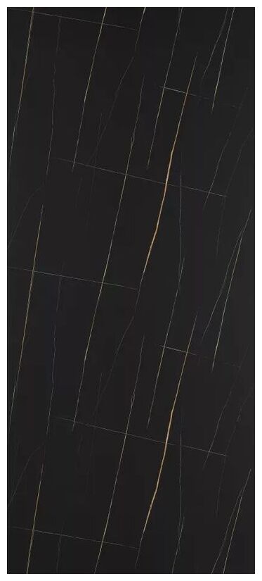 Manufaktura Płyt Midnight Black Połysk Płyta ścienna Węglowa 280x122