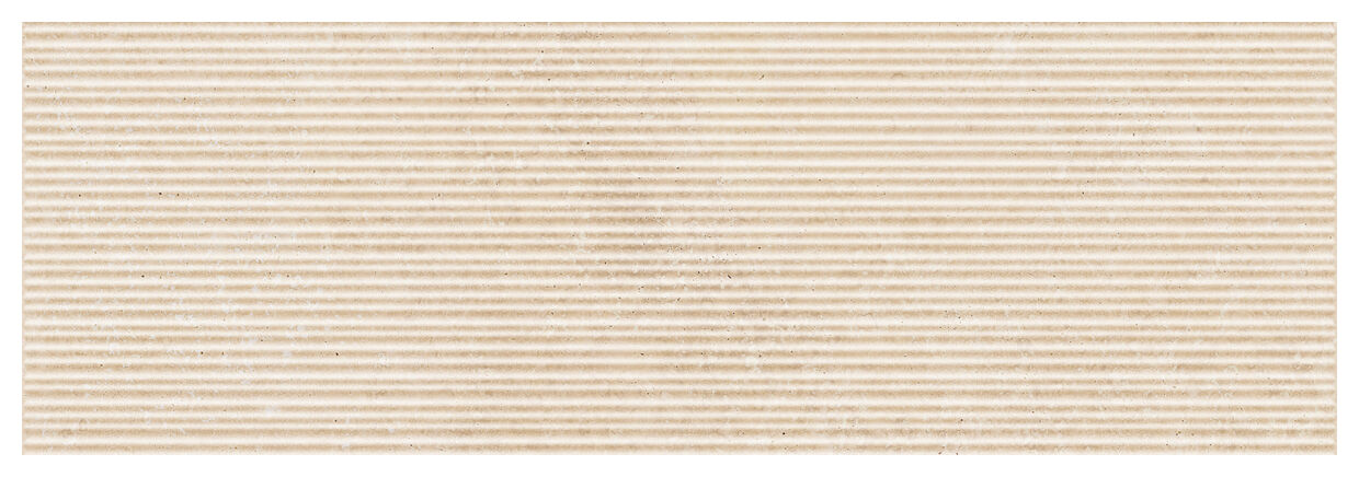 Marazzi Fabula Wall 3D Mikado Travertino Cross Beige MP9S 33x100 - beżowe kafelki z efektem 3d