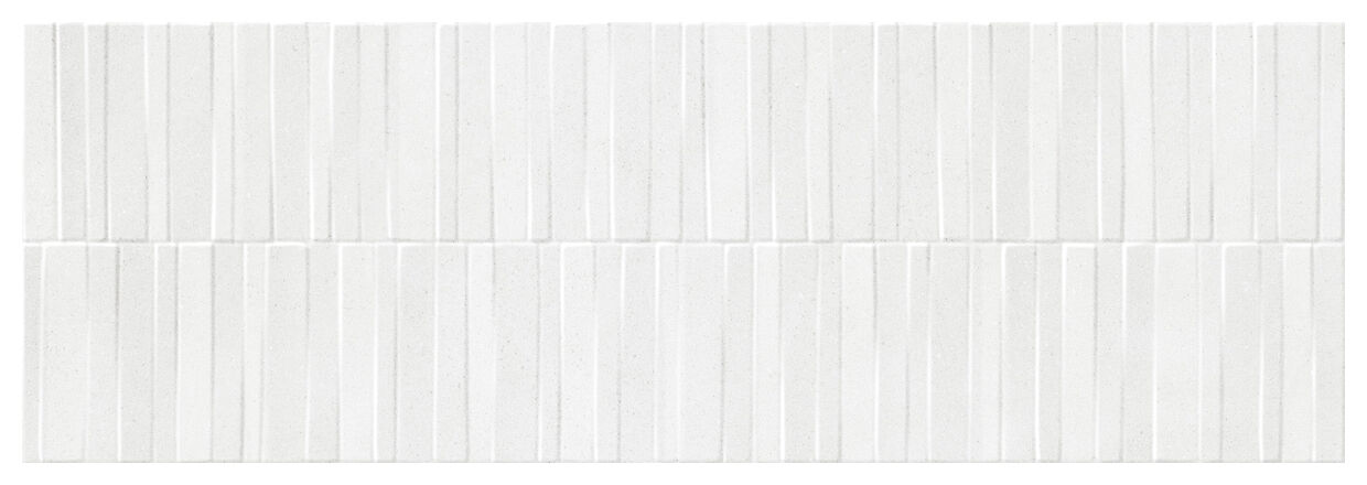 Marazzi Slow Wall 3D Dash Gesso Mpce 40x120 - biała glazura z efektem 3d