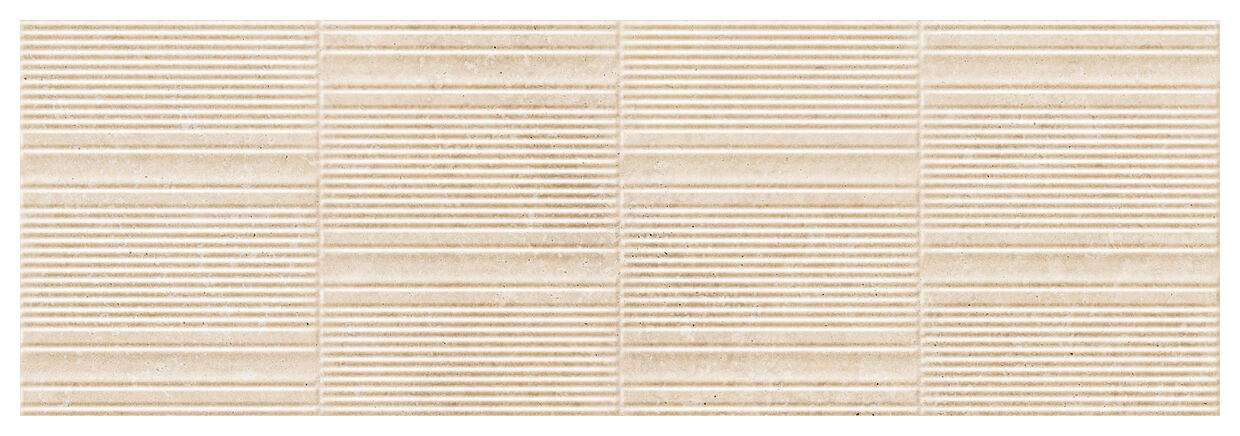 Marazzi Fabula Wall 3D Gentle Travertino Cross Beige MP9N 33x100
