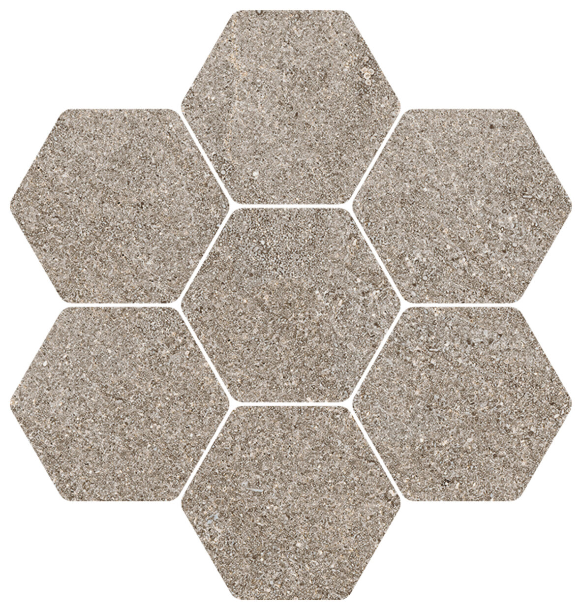 Marazzi Naturalia Taupe Mosaico MF2G 30.3x30.3 - matowa mozaika gresowa do salonu kamieniopodobna