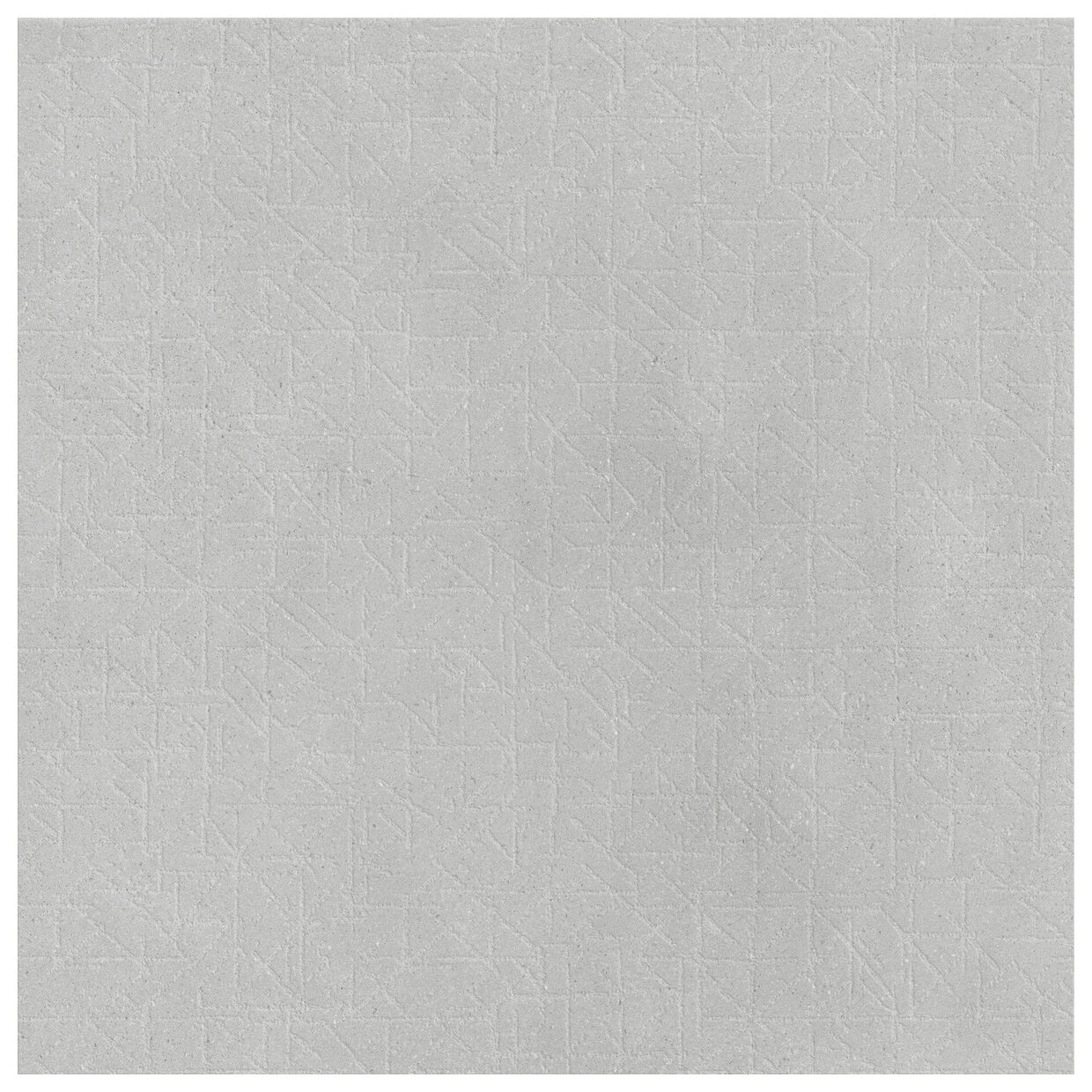 Marazzi Slow Cold Cromo Decoro Trama Mpff 75x75 - matowa płytka dekoracyjna imitująca beton do salonu