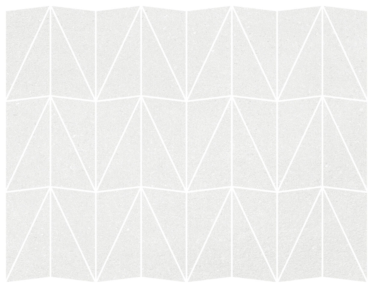 Marazzi Slow Cold Gesso Mosaico Triangolo MPF0 29x39 - mozaika matowa imitująca beton