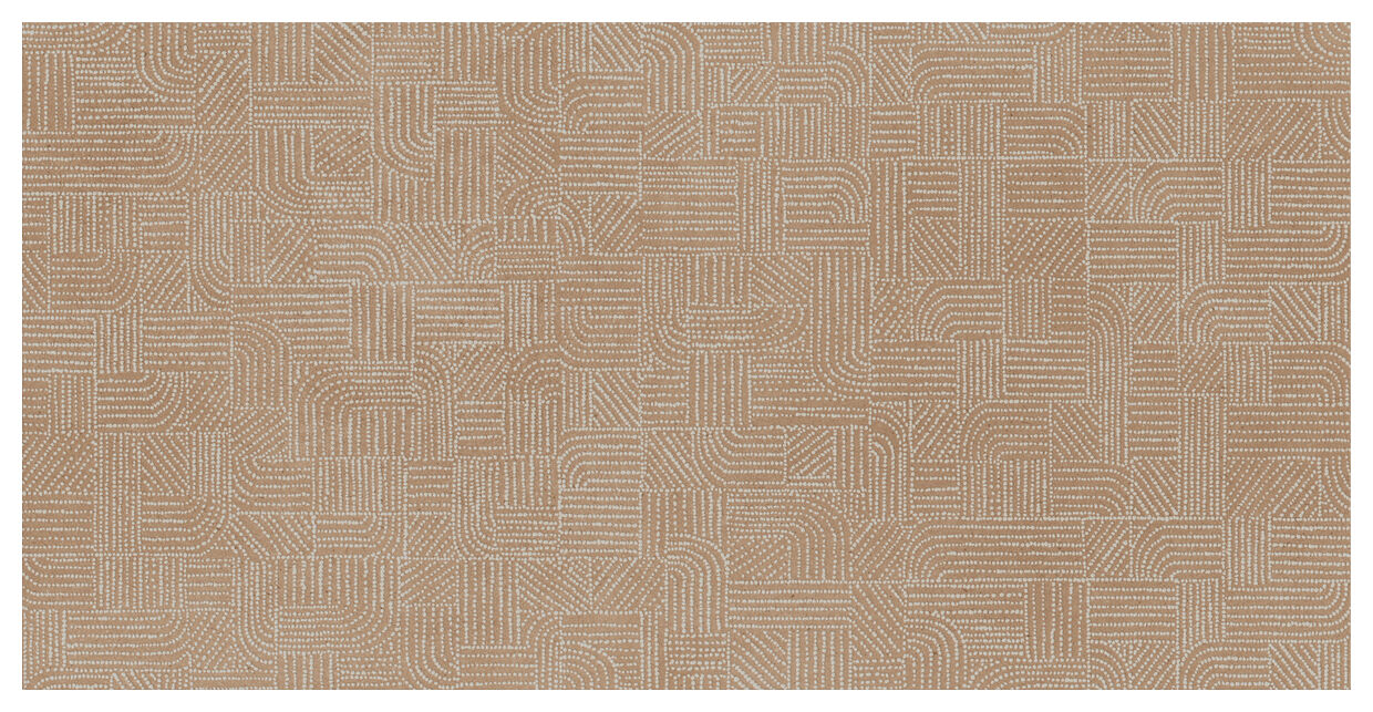 Marazzi Slow Coccio Decoro Tapis MM6Z 60x120 - płytka dekoracyjna betonopodobna do łazienki i kuchni