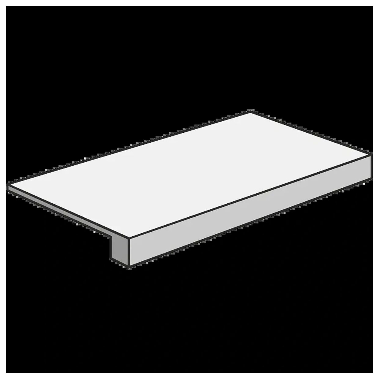 Marazzi Appeal Sand M144 listwa 15x60 - płytka dekoracyjna betonopodobna do salonu