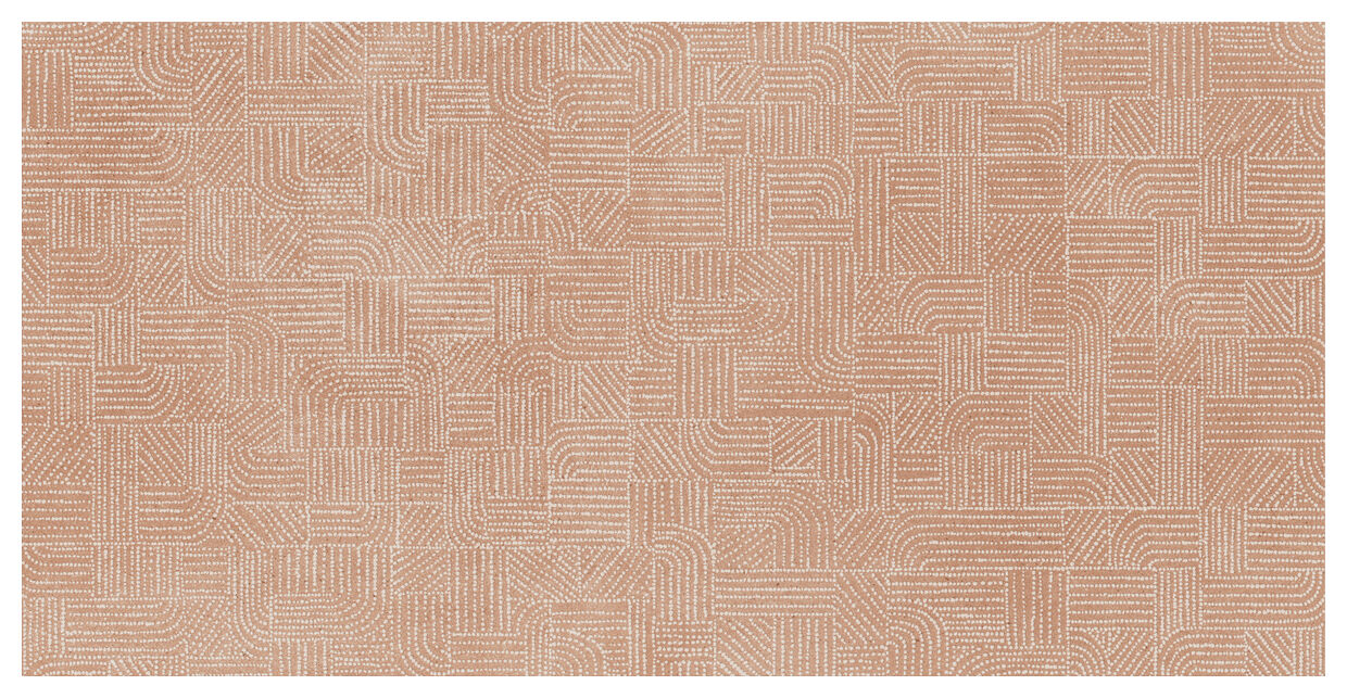 Marazzi Slow Cotto Decoro Tapis MM70 60x120 - płytka dekoracyjna imitująca beton do salonu i przedpokoju