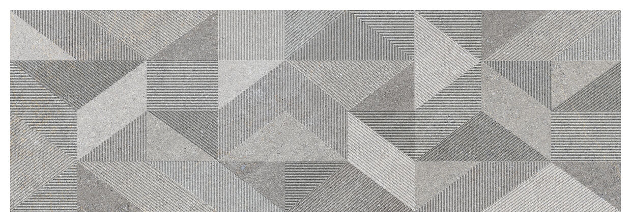 Marazzi Naturalia Decoro Micro Grigio Touch Menr 33x100 - płytka dekoracyjna kamieniopodobna