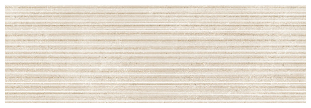 Marazzi Stream Beige Struttura Fiber 3D M9PU 25x76 - beżowa glazura 3d kuchenna i łazienkowa