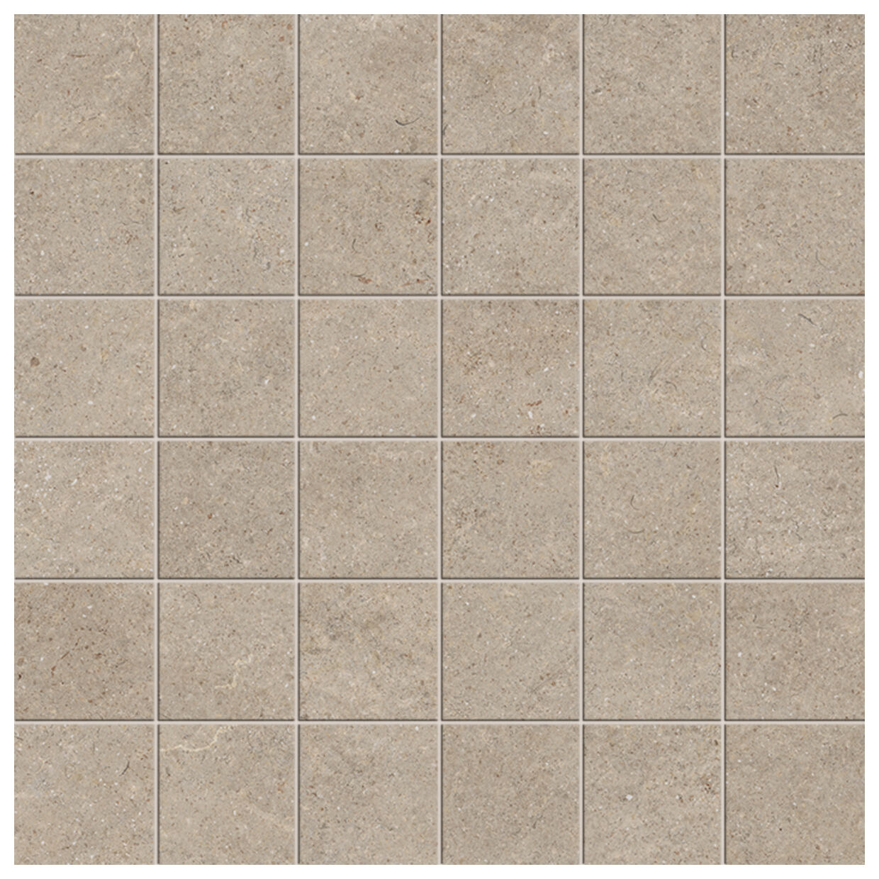 Marazzi Terratech Cannella Mosaico Tessere 5x5 M8YC 30x30 - beżowa mozaika imitująca beton