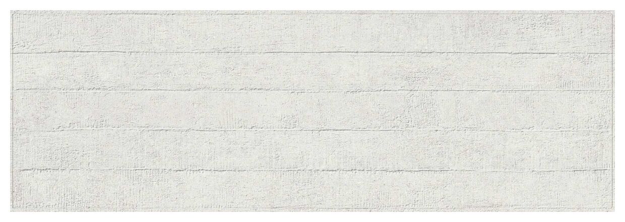 Biala płytka ścienna Work White Mold M135 z efektem 3D i matowa struktura 30x90 cm