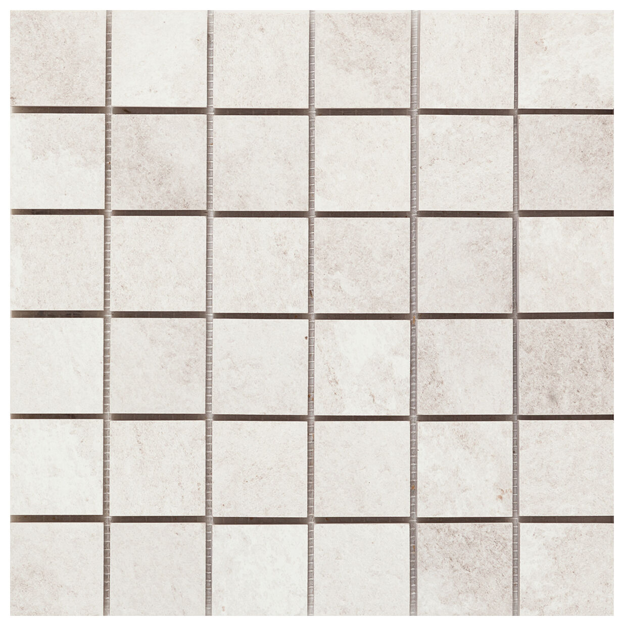 Marazzi Mystone Quarzite Ghiaccio Mosaico Mlwx 30x30 - biała mozaika imitująca kamień