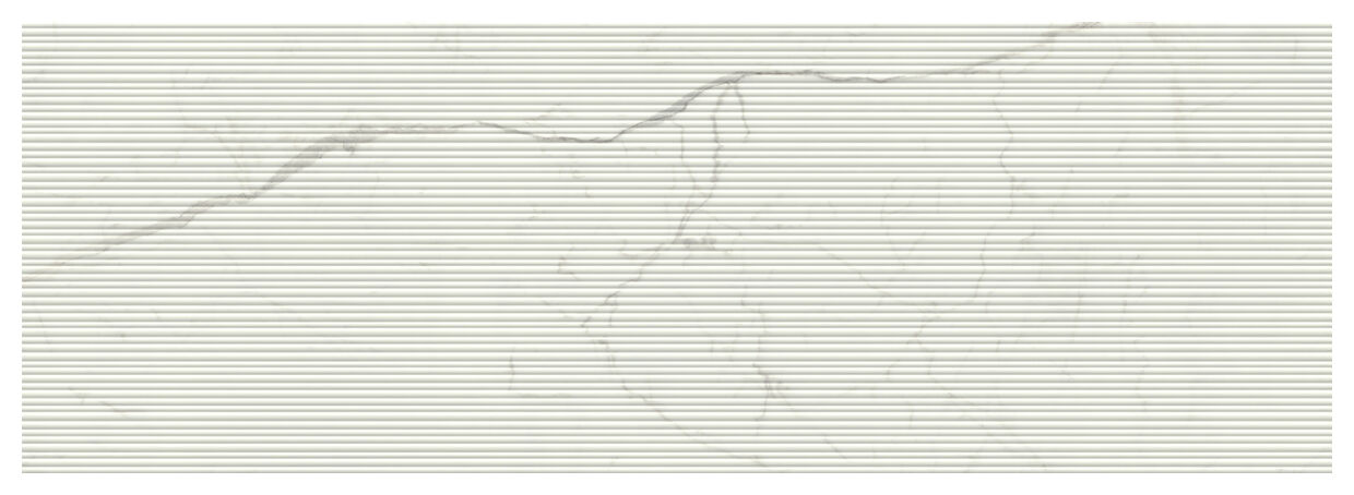 Marazzi Magnifica Statuario STR Mikado M5TP 60x180 - biała płytka 3d kuchenna i łazienkowa