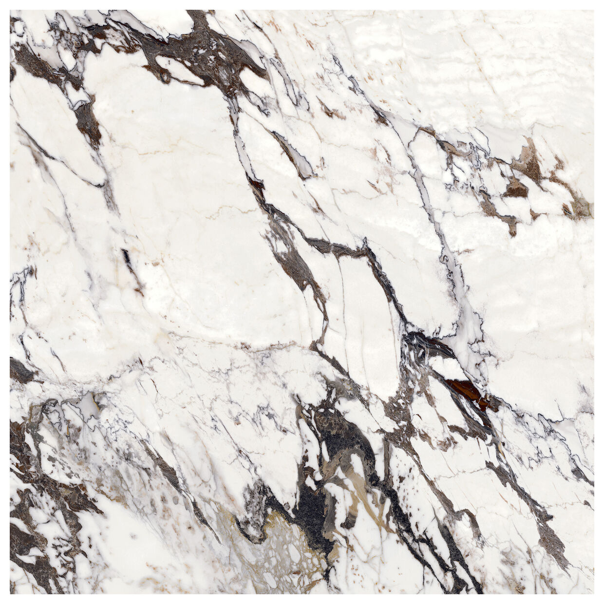 Marazzi Grande Marble Look Capraia Rettificato M29S 120x120 - biały gres porcelanowy imitujący marmur