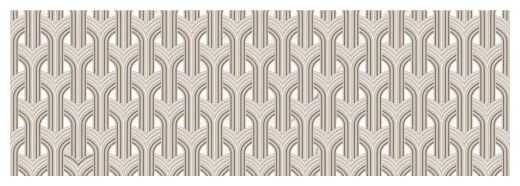 marazzi retro golden white lux m8th dekor 40x120 - zdjęcie główne