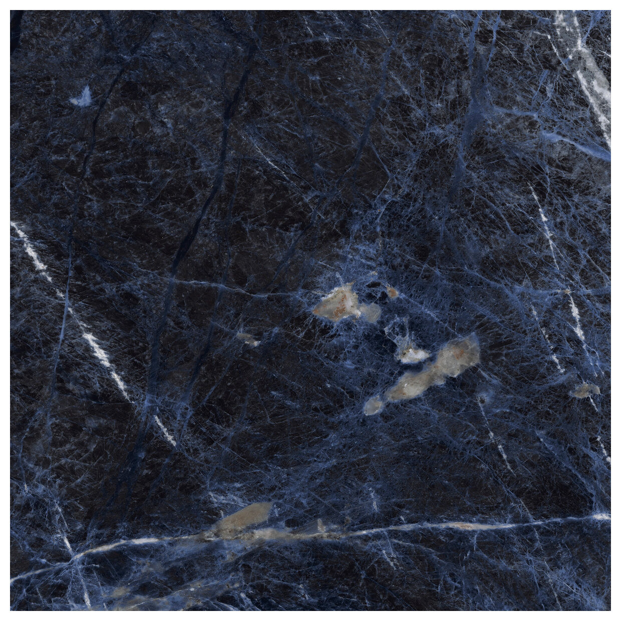 Marazzi Allmarble Sodalite BLU LUX M9MH 60x60 - błyszczący gres porcelanowy rektyfikowany podłogowy