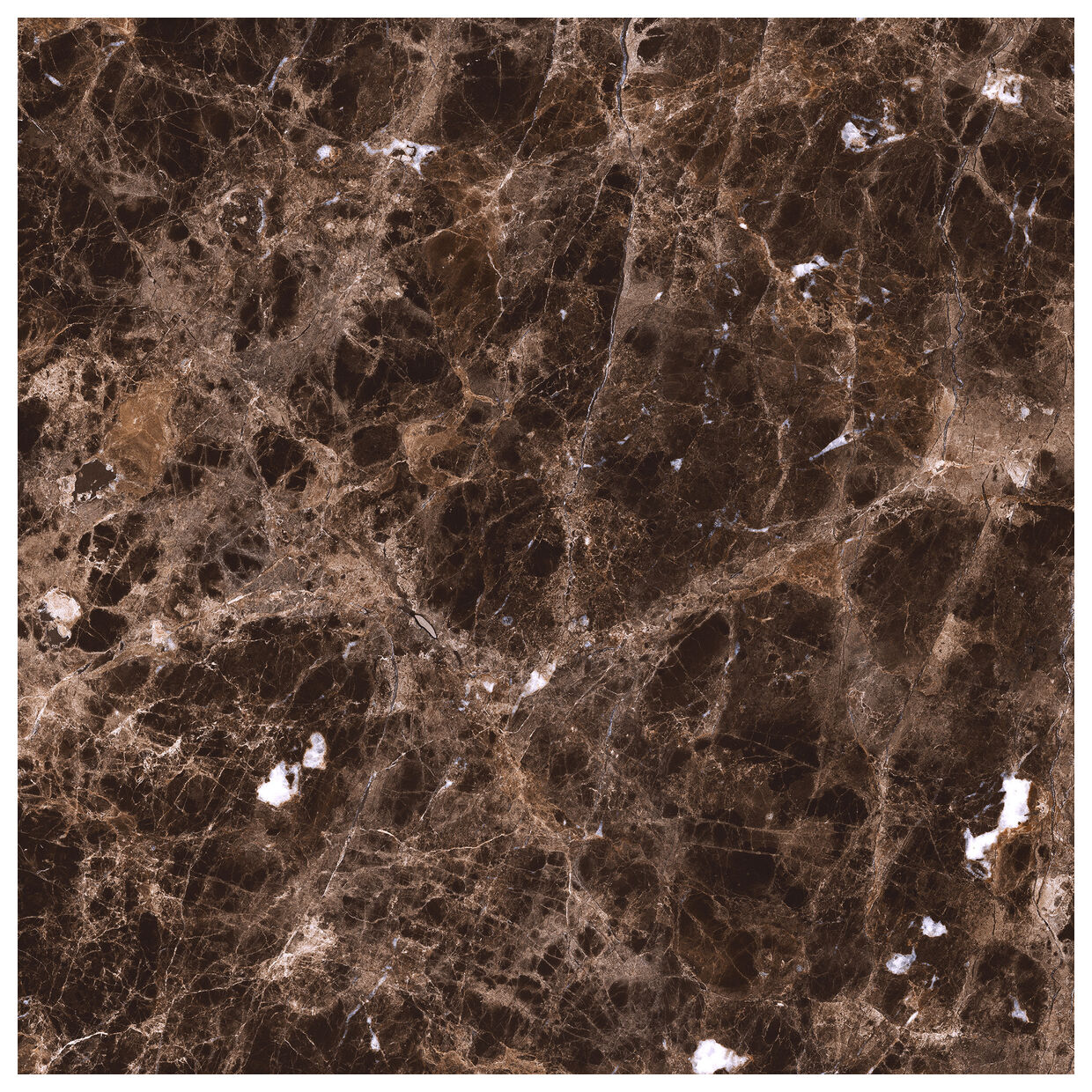 Marazzi Allmarble Emperador LUX MEM0 60x60 - brązowy gres porcelanowy imitujący marmur tarasowy