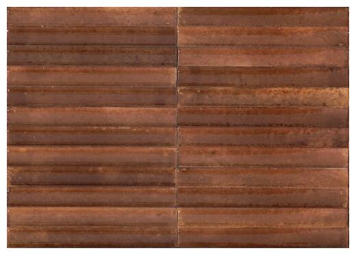 Marazzi (wyprzedaż) Lume Swing Caramel Struttura 3D LUX MP95 gres 6x24 - brązowy gres strukturalny