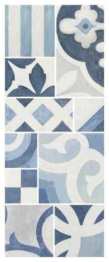 marazzi cloud ice mandala m89e dekor 20x50 - zdjęcie główne