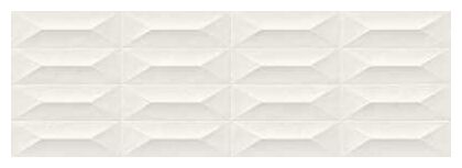 marazzi colorplay white struttura cabochon 3d m4kt płytka ścienna 30x90 - zdjęcie główne