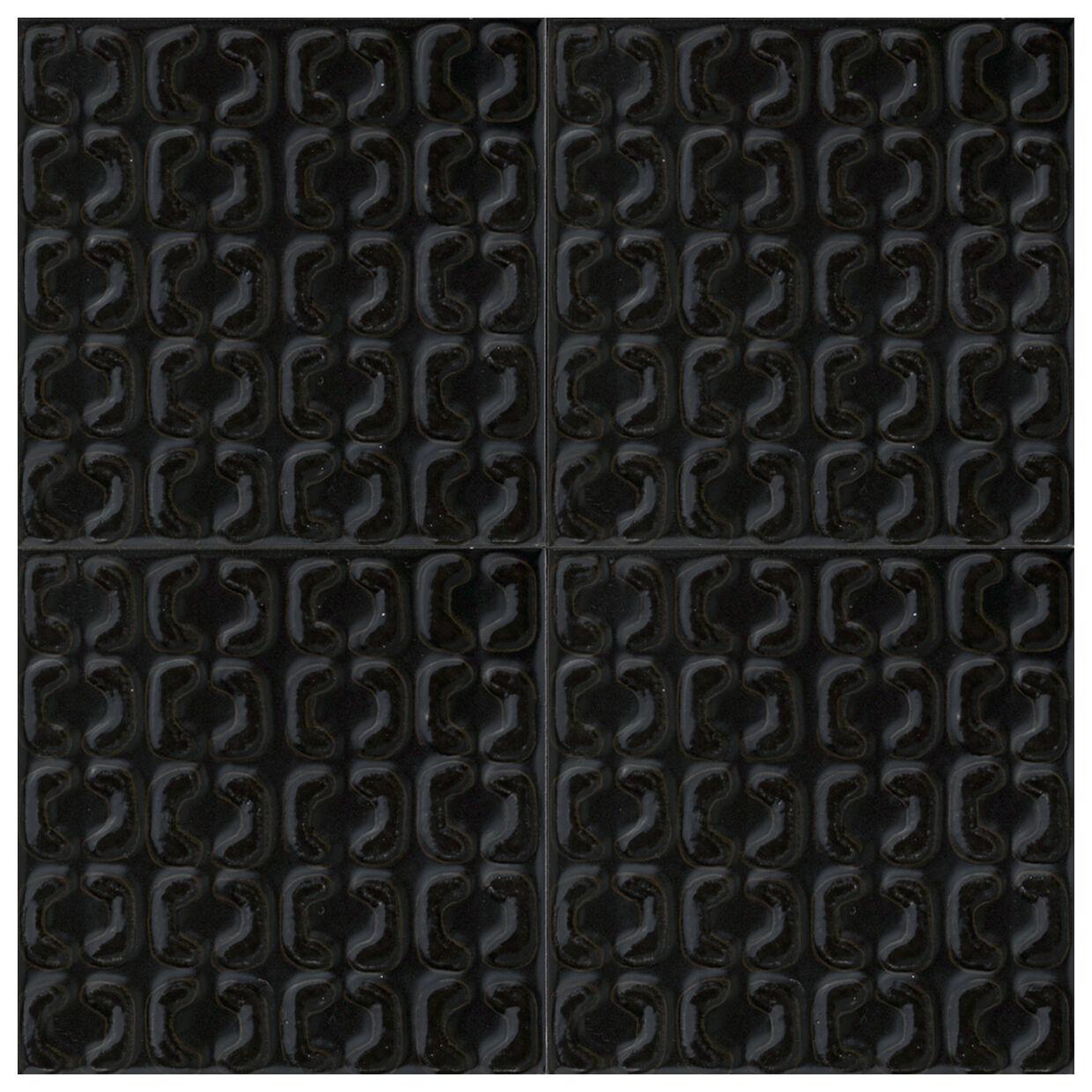 marazzi memoria nero stamp 3d mayc gres 15x15 - zdjęcie główne
