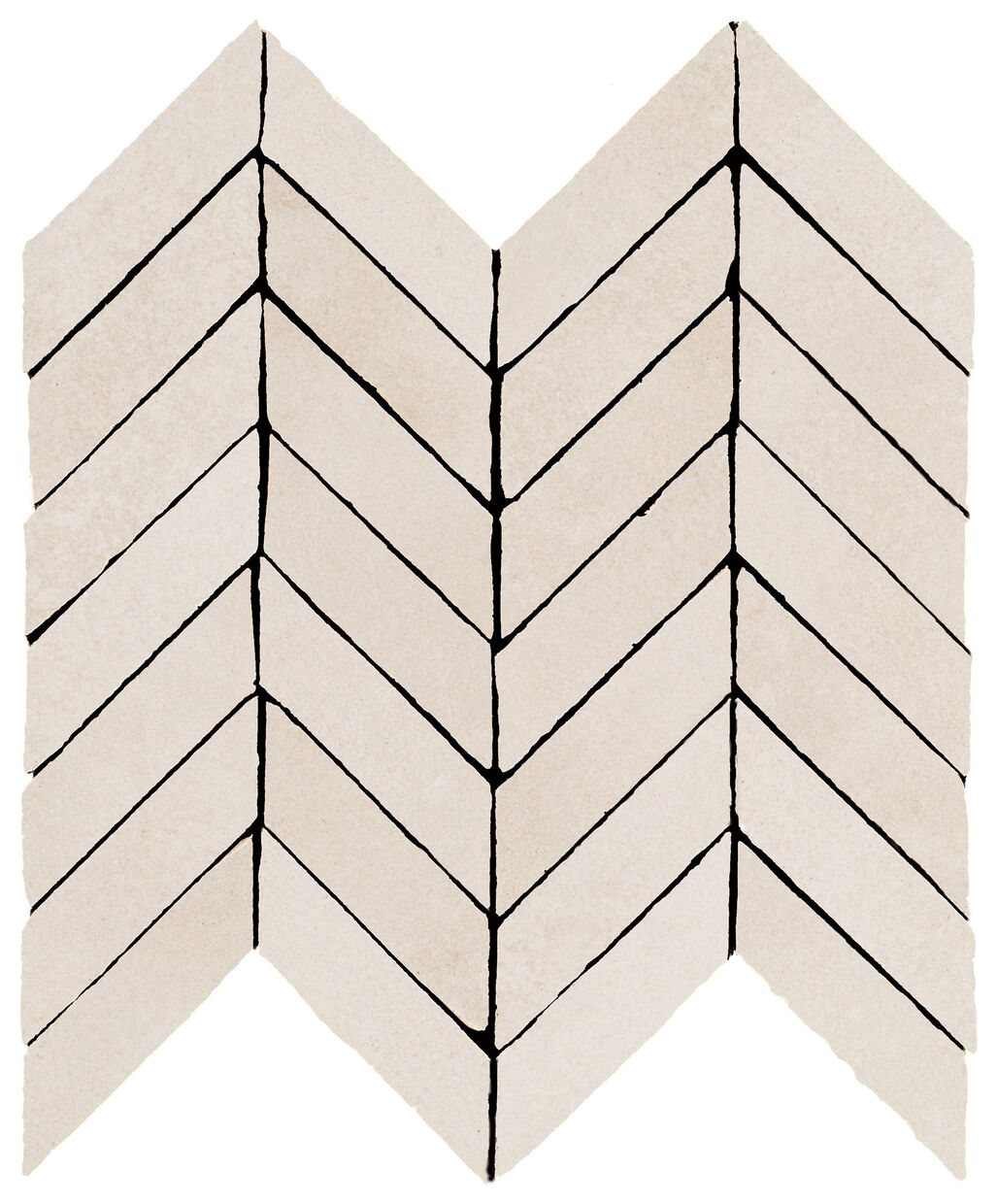 Marazzi Alchimia Mosaico Spina Greige M3SD 30x37 - duża mozaika do kuchni i łazienki