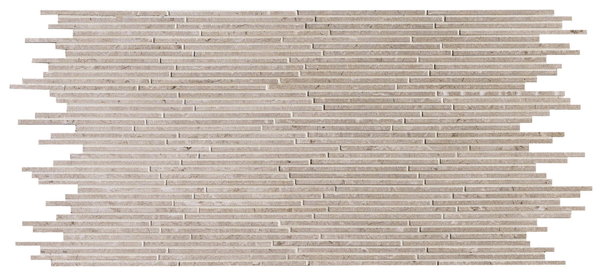 Marazzi Magnifica Limestone Taupe Mosaico Stick M8GQ 29x38 - duża mozaika do łazienki i kuchni
