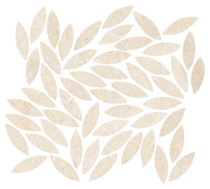 marazzi mystone limestone ivory foglie m8lr mozaika 34.2x38 - zdjęcie główne