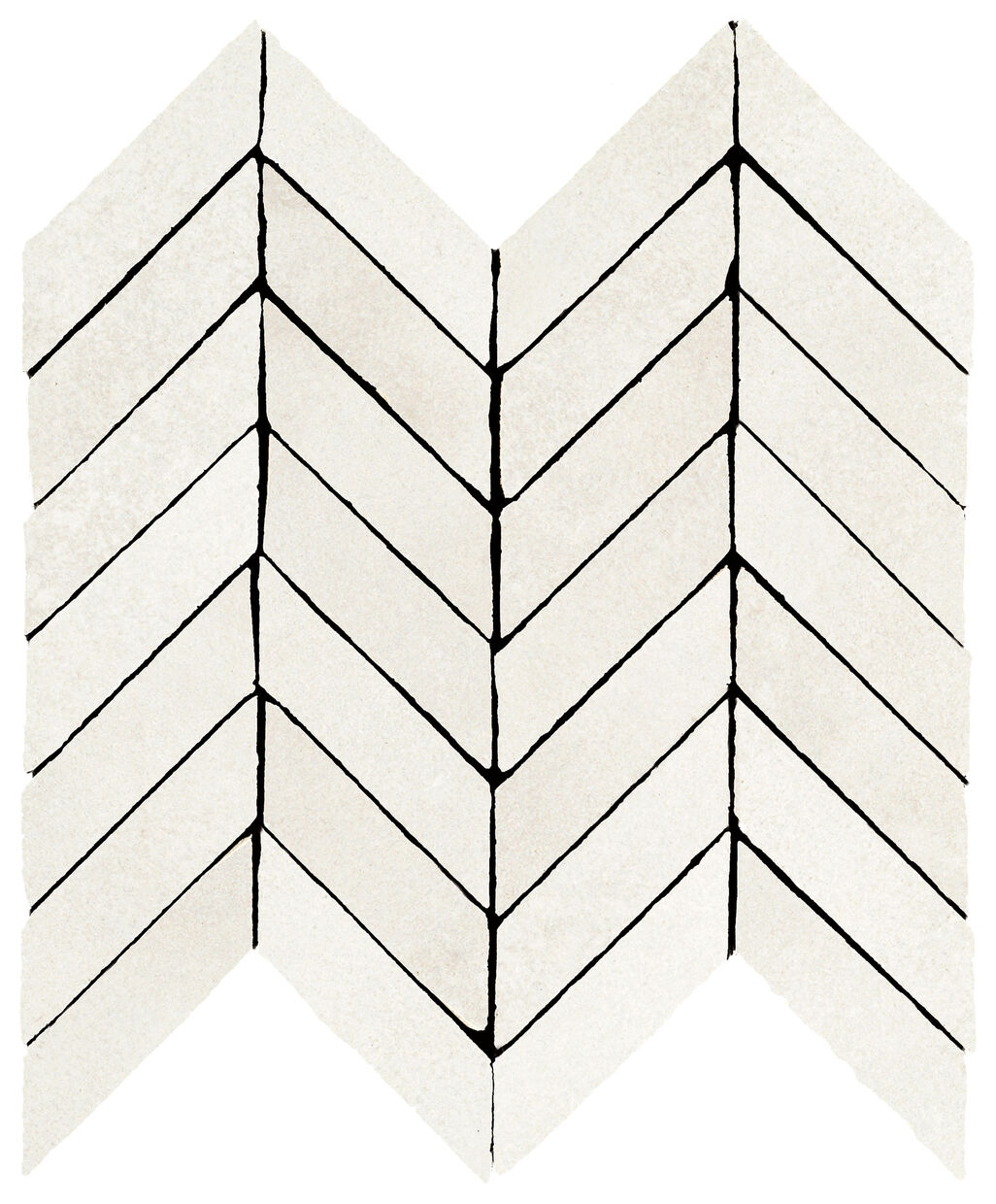 Marazzi Alchimia Mosaico Spina White M3SC 30x37 - duża mozaika włoska do kuchni i łazienki