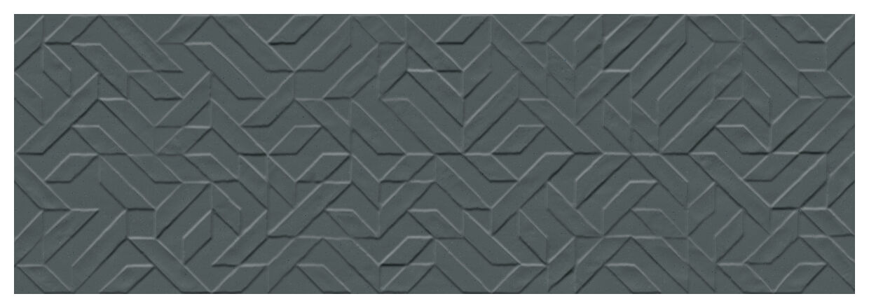 Marazzi Racconti BLU STR 3D Segmenti Mcyx 30x90 - grafitowa płytka z efektem 3d do łazienki i kuchni