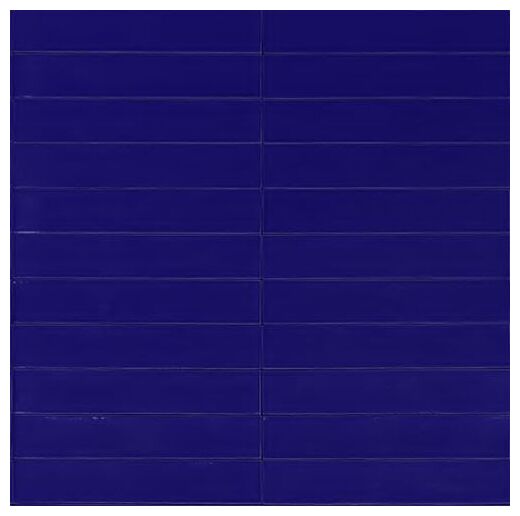 Błyszczące niebieskie płytki Luz Cobalto LUX Mfms o formacie cegiełki 5,3x30 cm na ścianę