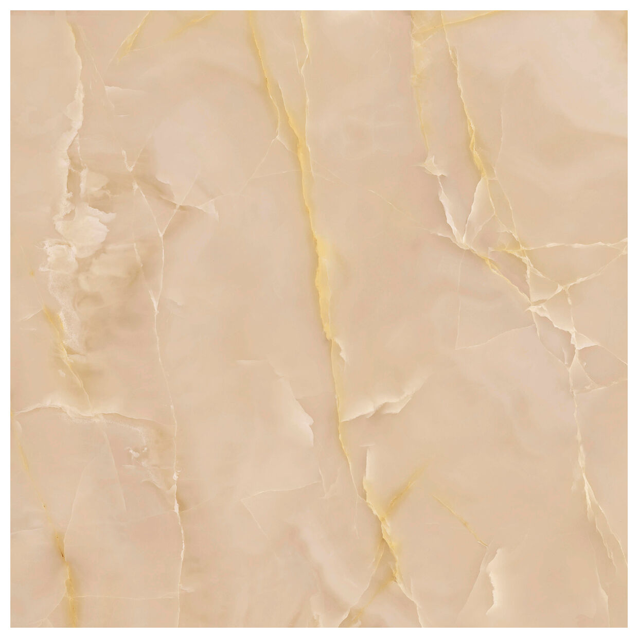 Marazzi Grande Marble Look Onice Beige LUX Mert 120x120 - gres porcelanowy błyszczący imitujący marmur