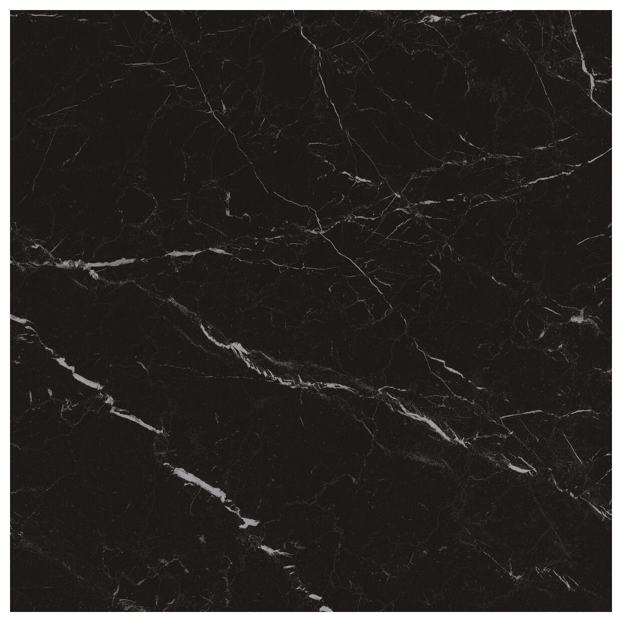 Marazzi Grande Marble Look Elegant Black LUX Rettificato M11Q 120x120 - gres porcelanowy imitujący marmur