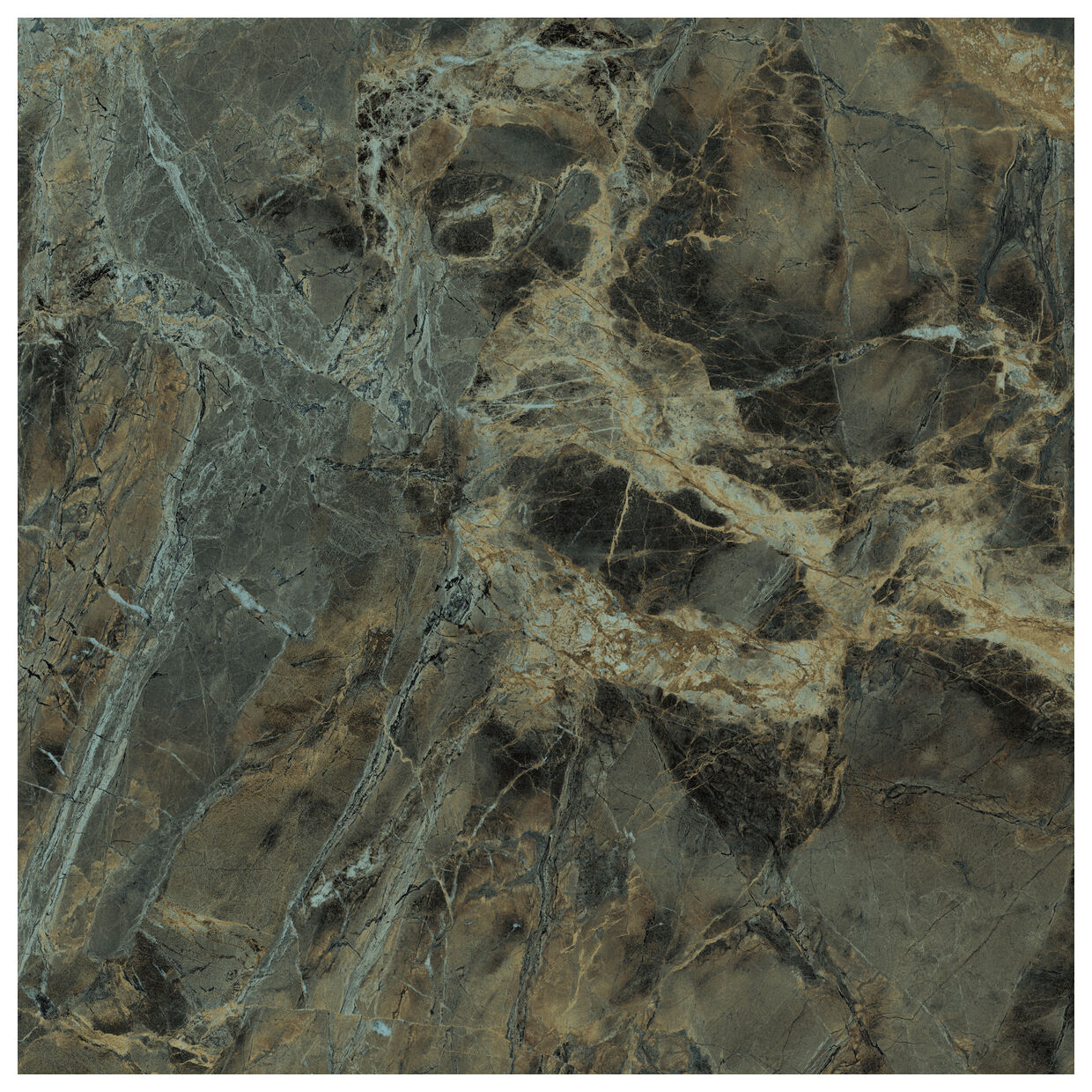 Marazzi Grande Marble Look Verde Borgogna matt MAF0 120x120 - gres porcelanowy na podłogę marmuropodobny