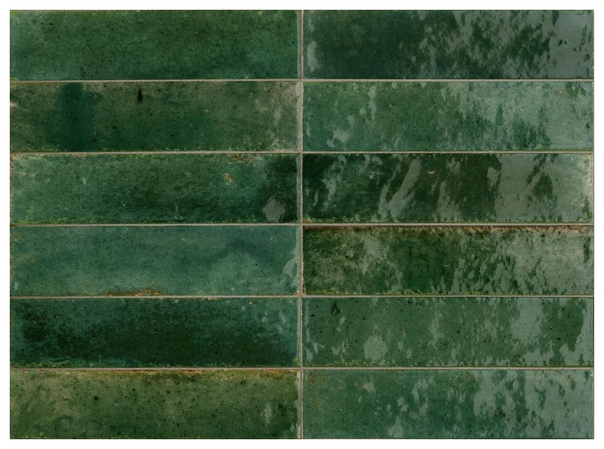 marazzi lume green m6rq gres 6x24 
