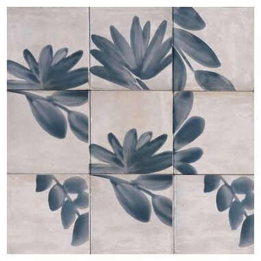 Marazzi Rice Natural Decoro Blossom LUX M9JC 15x15 - mała płytka dekoracyjna włoska