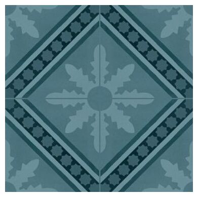 marazzi d_segni blend azzurro tappeto1 m60f gres 20x20 - zdjęcie główne