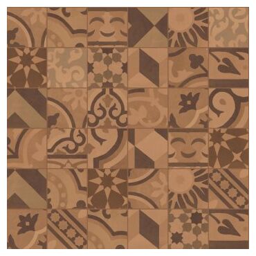 marazzi d_segni blend terra mix m61l dekor 10x10 - zdjęcie główne