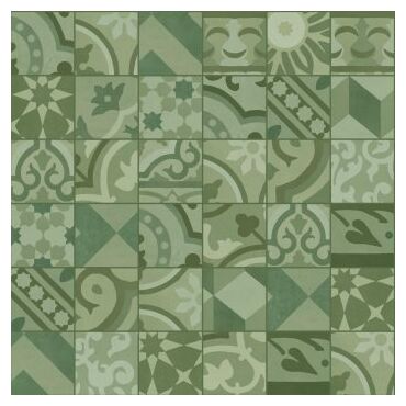 marazzi d_segni blend verde mix m61k dekor 10x10 - zdjęcie główne