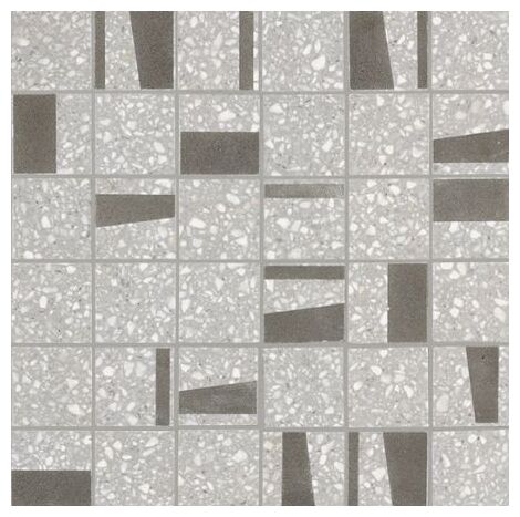 marazzi pinch light grey m0kz mozaika 30x30 - zdjęcie główne