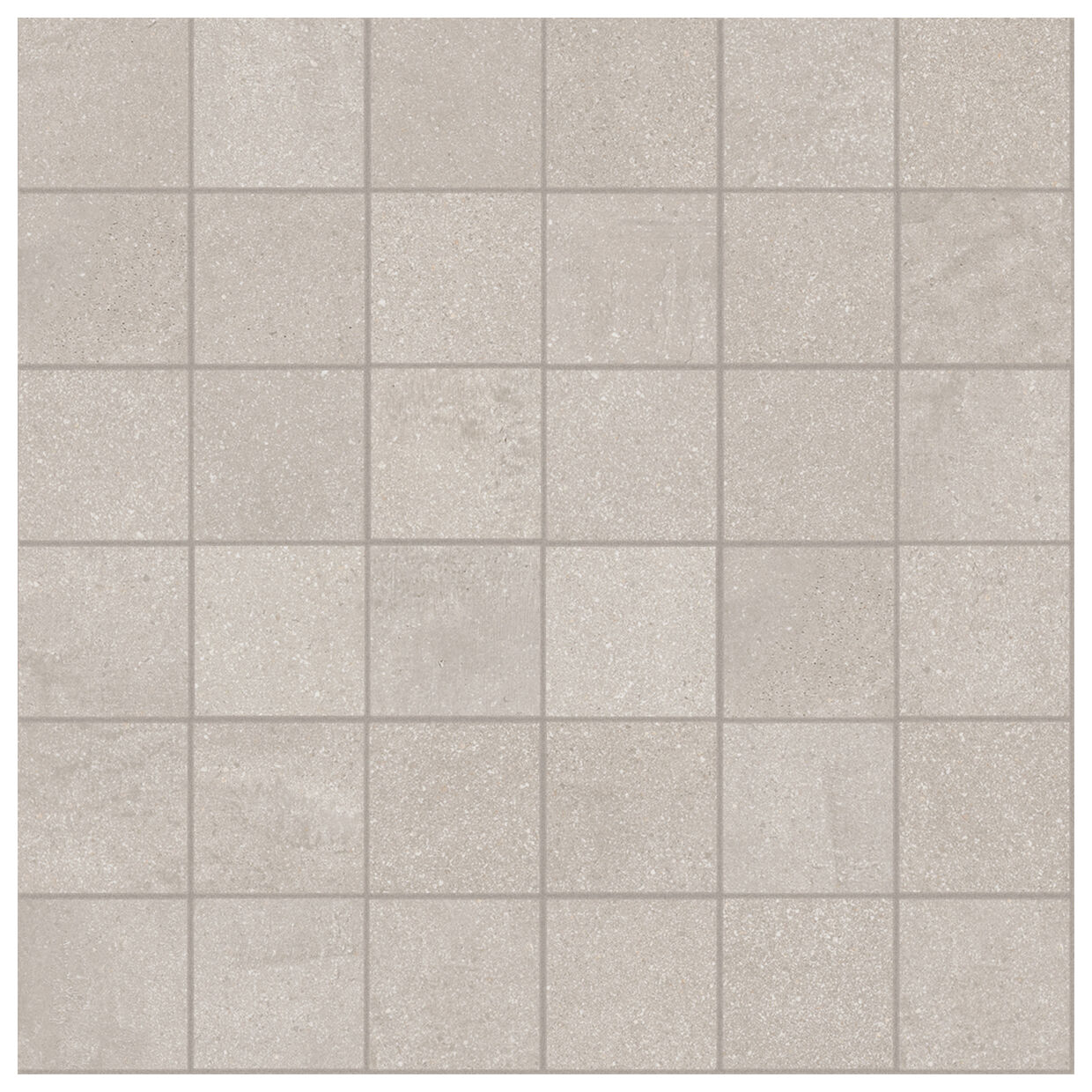 Marazzi Cementum Sand Mosaico 5x5 MA92 30x30 - matowa mozaika imitująca beton do kuchni i łazienki
