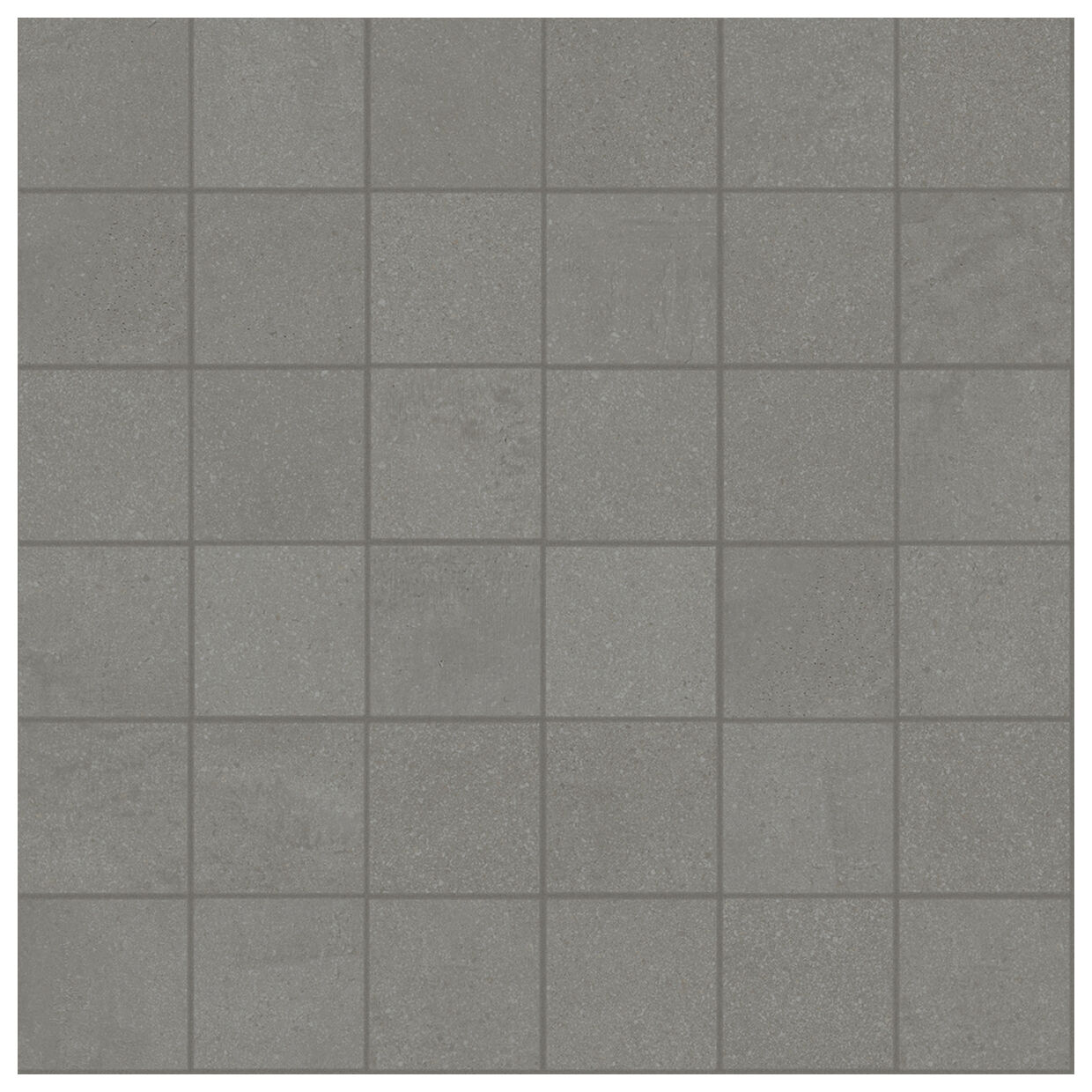 Marazzi Cementum Lead Mosaico 5x5 MA97 30x30 - matowa mozaika imitująca beton do łazienki i kuchni